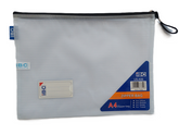 IBC Mesh Zipper Bag Black Color A4 Size.